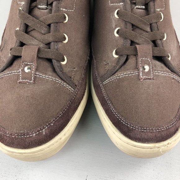 GRAVITY DEFYER Men's 13.5 Brown Versoshock Trampoline Canvas Casual Sneakers - Picture 7 of 12